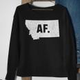 Montana Af Distressed Home State Sweatshirt Gifts for Old Women