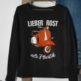 Moped Roller Lieber Rost Als Plastik Sweatshirt Geschenke für alte Frauen