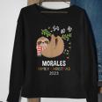 Morales Family Name Morales Family Christmas Sweatshirt Gifts for Old Women