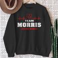 Morris Surname Last Name Family Team Morris Lifetime Member Sweatshirt Gifts for Old Women