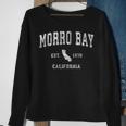 Morro Bay California Ca Vintage Athletic Sports Sweatshirt Gifts for Old Women