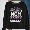 Motocross Mom Cute Sporting Mom Sweatshirt Gifts for Old Women