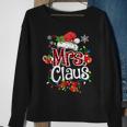 Mr And Mrs Claus Couples Santa Christmas Lights Pajamas Sweatshirt Gifts for Old Women
