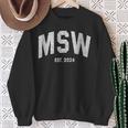 Msw Graduation 2024 Master Social Work Grad Sweatshirt Gifts for Old Women
