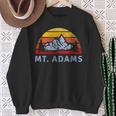 Mt Adams Retro Mountain Sunset Sweatshirt Gifts for Old Women