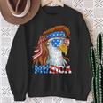 Murica Eagle 4Th Of July Mullet American Flag Usa Patriotic Sweatshirt Gifts for Old Women