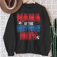 Nana Of The Birthday Boy Costume Spider Web Birthday Party Sweatshirt Gifts for Old Women