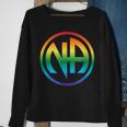 Narcotics Clean Sober Na Aa Recovery Proud Sobriety Lgbt Gay Sweatshirt Gifts for Old Women