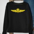 Naval Parachutist Jump Wings Airborne Navy Badge Sweatshirt Gifts for Old Women