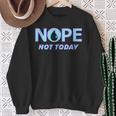 Nein Heute Nicht Magic Tcg Blue Mana Sweatshirt Geschenke für alte Frauen