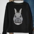 Netherland Dwarf Rabbit Face Sweatshirt Gifts for Old Women