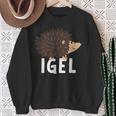 Nettes Igel Geschenk Für Jungen Oder Mädchen Sweatshirt Geschenke für alte Frauen