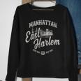 New York Manhattan East Harlem Sweatshirt Gifts for Old Women