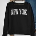 New York Ny New York Usa Vintage Sports Varsity Style Sweatshirt Gifts for Old Women