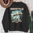 Niagara Falls Road Trip 2024 Family Trip Summer Vacation Sweatshirt Gifts for Old Women