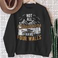 Nicht Alle Klassenzimmer Habenier Wände Wanderlustige Sweatshirt Geschenke für alte Frauen