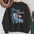 Niedliche Papa Elefant Schwangerschaftsankündigung Babyparty Sweatshirt Geschenke für alte Frauen