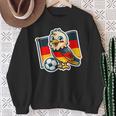 Niedlicher Adler Deutsch Banner Fan Deutschland Flagge Sweatshirt Geschenke für alte Frauen