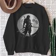 Ninja Moon Fases Samurai Japón Anime Manga Retrointage Camisa de entrenamiento Regalos para ancianas