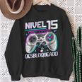 Nivel 15 Desbloqueado Cumpleaños 15 Años Camisa de entrenamiento Regalos para ancianas