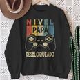Nivel Papá Desbloqueado Futuro Papá Anuncio Embarazadas Camisa de entrenamiento Regalos para ancianas