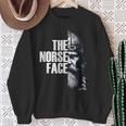 The Norse Face Viking Warrior Face Sweatshirt Gifts for Old Women