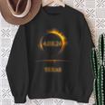 North America Solar Eclipse 40824 Texas Souvenir Sweatshirt Gifts for Old Women
