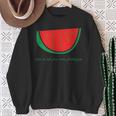 This Is Not A Watermelon Palestinian Territory Flag French Sweatshirt Gifts for Old Women