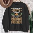 Nutty Camping Friends Outdoor Thanksgiving Camper Sweatshirt Geschenke für alte Frauen