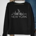 Nyc New York City Skylines Statue Of Liberty Birds Sweatshirt Gifts for Old Women
