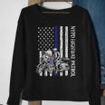 Nypd Highway Patrol Police Officer Law Enforcement Us Flag Sweatshirt Gifts for Old Women