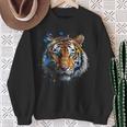 Obra De Arte De Tigre Colorido Animal Arte Tigre Camisa de entrenamiento Regalos para ancianas