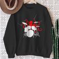 Octopus Playing Drums Drummer Musician-Octopus Lover Sweatshirt Gifts for Old Women