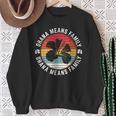 Ohana Significa Familia Cita Hibiscus 70S Retro Hawaii Vacaciones Camisa de entrenamiento Regalos para ancianas