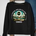 Ohio Eclipse 40824 Retro America Total Solar Eclipse 2024 Sweatshirt Gifts for Old Women