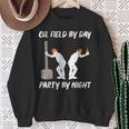 Oil Field By Day Party By Night Oilfield Sweatshirt Gifts for Old Women