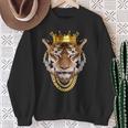 Oldschool Hip Hop Origami Tiger King Jungle Rap Dance Sweatshirt Geschenke für alte Frauen