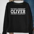 Oliver Personal Name Oliver Sweatshirt Gifts for Old Women
