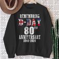 Omaha Beach 1944 D-Day 2024 80Th Anniversary Normandy Sweatshirt Gifts for Old Women