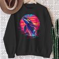 Orca Atardecer Camisa de entrenamiento Regalos para ancianas