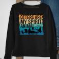 Otter Lover Otter Spirit Animal Otter Otter Sweatshirt Gifts for Old Women