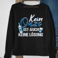 Ouzo Greek Schnaps Kein Ouzo Ist Auch Keine Solution Black Sweatshirt Geschenke für alte Frauen