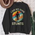 I Do My Own Stunts Ankle Surgery Leg Injury Recovery Sweatshirt Gifts for Old Women