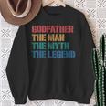 Padrino Hombre Mito Leyenda Ahijado Padrino Camisa de entrenamiento Regalos para ancianas
