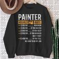 Painter Hourly Rate Painter Sweatshirt Gifts for Old Women
