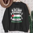 Palestinian Territory In My Head Sweatshirt Gifts for Old Women