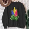Pansexual Flowers Subtle Pan Queer Pride Month Lgbtq Sweatshirt Gifts for Old Women
