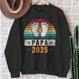 Papa 2025 Schwangerschafterkünden Werdender Papa Sweatshirt Geschenke für alte Frauen