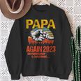 Papa Again Est 2023 Loading Future New Father's Day Sweatshirt Gifts for Old Women