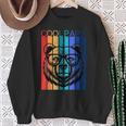 Papa Papa Bär Ehemannater Familieatertag Regenbogen Sweatshirt Geschenke für alte Frauen